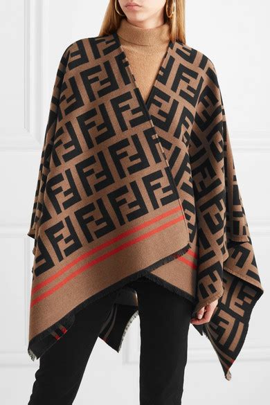 fendi sxarf|Fendi poncho women's.